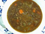 Lentil Soup with Chorizo