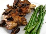 Pan Roasted Chicken with Mushrooms, Onions, and Rosemary