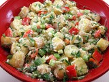 Potato and Vegetable Salad with Mustard Ranch