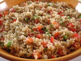 Quinoa Salad with Bell Pepper and Cilantro