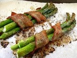 Roasted Asparagus Bundles Wrapped in Bacon