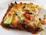 Roasted Zucchini Torta with Tomatoes and Mozzarella
