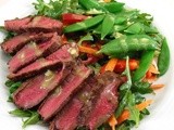 Steak Salad with Snap Peas