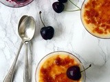 Crema catalana con composta di amarene all’anice