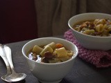 Minestrone con zucca e funghi misti alla birra