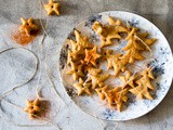 Savory biscuits ,walnuts,parmesan and smoked paprika