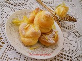 Bigne' con crema pasticcera al limone