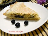 Crostata di more selvatiche e crema pasticcera