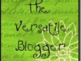 The versatile blogger award