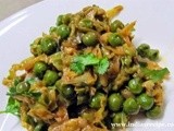 Cabbage – Green Peas Vegetable(Gobi Matar)