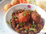 Potato Cheese Balls in Vegetable Tawa Mix