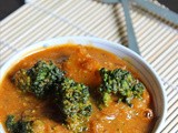 Broccoili gravy for chapathi, roti, paratha
