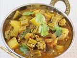 Ladies finger curry recipe (North Indian bhindi ki sabzi)