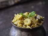 Baby Corn & Mint Pulao - Easy Lunch Box Recipes