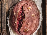 Beetroot & Honey Bread / Beets, Walnut & Whole Wheat Bread