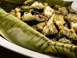 Broccoli Masala in Banana Leaf