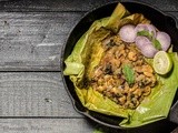 Chemmeen Pollichattu / Prawn Masala in Banana Leaf