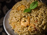 Easy Prawn Biryani / Jhinga Biryani