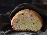 Egg-less Orange & Tutti Frutti Bread / Fruit Bun