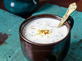 Oats, Cauliflower & Falooda Seeds Payasam / Gobhi Sabja Kheer