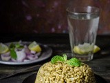 Pudina Biryani / Spicy Mint Biriyani (Without Vegetable or Meat)