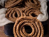 Ragi Cholam Murukku / Ragi Jowar Chakli (Millet Murukku) - Fried & Baked Version