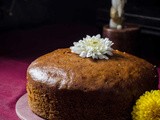 Steamed Orange Honey Cake (Egg-less & Butter-less) / Orange Sponge Cake