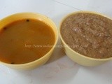 Horse Gram or Kollu Paruppu Chutney and Rasam