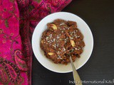 Chestnut flour Halwa (Singhare ka Halwa) – Grain free, Dairy Free