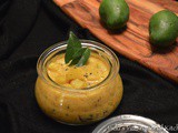 Happy Onam: Green Mango Relish (Manga Curry)