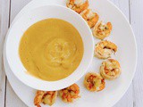 ‘Nacho Cheese’ Dip with garlic shrimp (Paleo, aip)