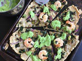 Shrimp and Spinach Pizza (Paleo, aip)