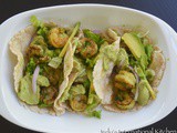 Shrimp Tacos with Avocado Cilantro Lime Mayo (Paleo, Gluten Free)