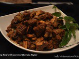 Spicy Beef Stir fry with coconut (Kerala Style Beef )