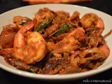 Spicy Shrimp Roast (Prawn Masala Dry)