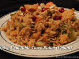 Spicy Vegetable Tawa Pulao (Vegan)