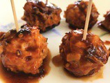 Sweet and Spicy Chicken Meatballs (Gluten Free, Paleo)