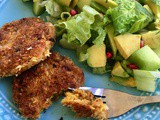 Tuna masala cakes with a coconut crust (Gluten Free, Whole30, Egg Free)