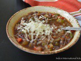 Vegetable Minestrone soup (Vegan,Paleo)