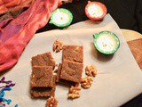 Walnut Barfi || Walnut Fudge (Paleo, Vegan)