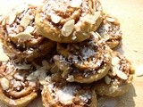 Nutmeg, Almond and Coconut Swirls with Cream Soda Glaze (for 'The Last Warner Woman')