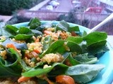 Oriental style quinoa salad