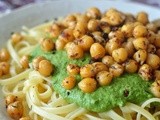 Kale pesto & pois-chiches rôtis