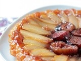 Tarte tatin figue, poire & speculoos [VeganMoFo - Day20]