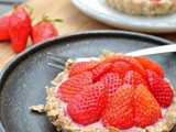 Tartelettes crues aux fraises [raw/vegan]