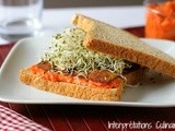 Tartinade au poivron (et son sandwich)