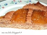 Crostata con marmellata alle arance amare e frolla allo yogurt e nesquick