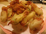 Fiori di zucca fritti