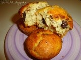 Muffin alla banana e cioccolato fondente