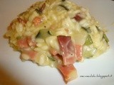 Risotto speck e zucchine